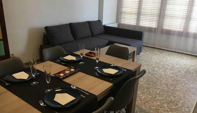 Apartment near the beach and with beautiful views of the church bell tower.