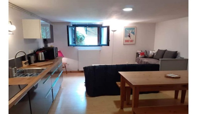 Apartment on the ground floor of a st lary soulan chalet for 2 to 8 people