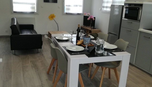 apartment on the dunes of St Marguerite with heated pool above ground 3 * "