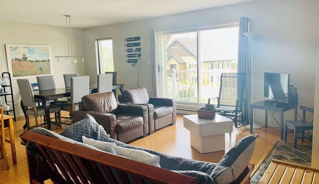 Apartment on the slopes of Mt Sutton Ski in, ski out, Mountain biking and Hiking