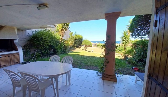 APARTMENT ORO 60 - SEA VIEW - BEACH ON FOOT - SWIMMING POOL AND TENNIS