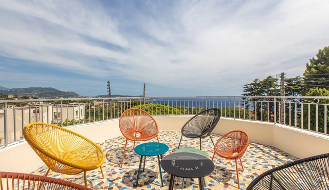 Apartment panoramic view Baie des Anges