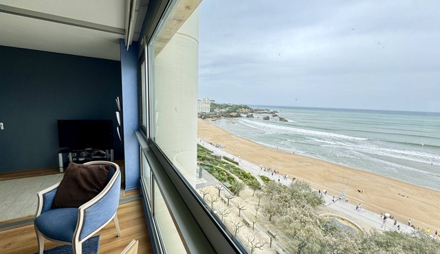 Apartment PANORAMIQUE VIEW - Grande Plage Biarritz - PARKING