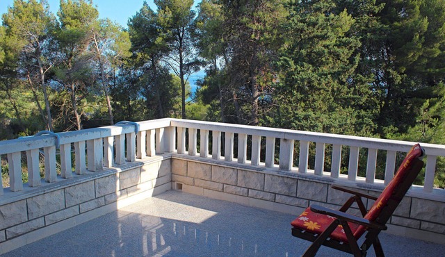 Apartment Pez - with large terrace : - Mirca, Island Brac, Croatia