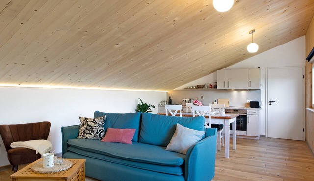 Apartment 'Refugium Aus Vollholz' with Mountain View, Shared Garden and Wi-Fi in Schlitz