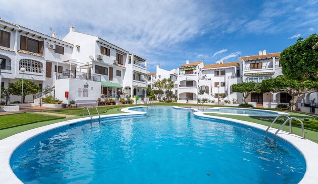 Apartment 'Rincón Playa Flamenca' with Sea View, Shared Pool and Wi-Fi