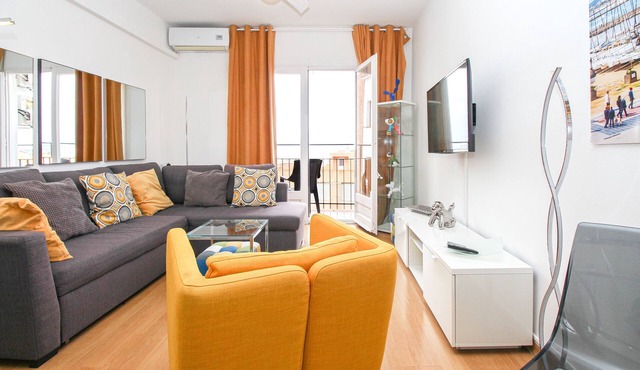 Apartment 'Sitges La Fita Belle Vue Sur Mer' with Sea View, Wi-Fi and Air Conditioning