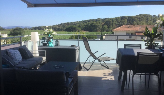 APARTMENT SPACIOUS MODERN VIEW PANORAMIQUE-500 m from the beach - Wifi - South -