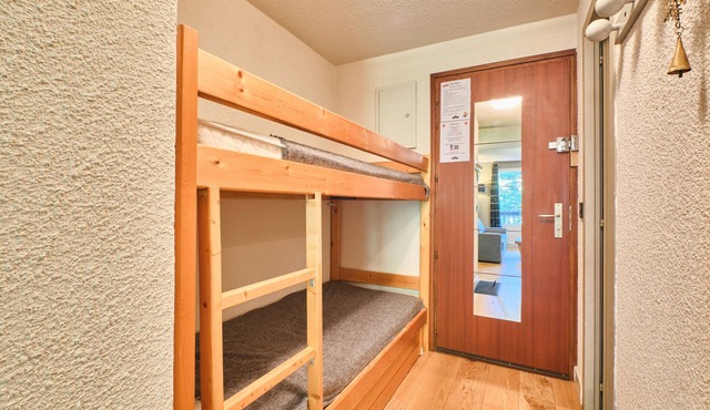 Apartment 'Superbe Studio Au Pied Des Pistes' with Mountain View, Shared Garden and Wi-Fi in La Morte