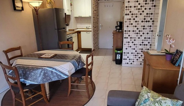 Apartment T2 air-conditioned, Wifi Fibre, Garage, 4 people