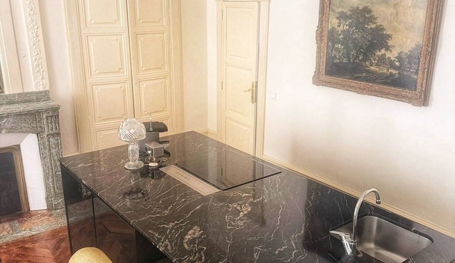 Apartment T2 42m²/4 pers/1 bed/fitted kitchen/living room/HEATED SWIMMING POOL