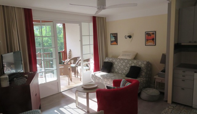 Apartment T2 in Residence with swimming pool in Biscarrosse Lac