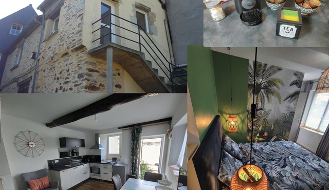 Apartment T2 ★ Le Jungle ★ Downtown quiet courtyard side