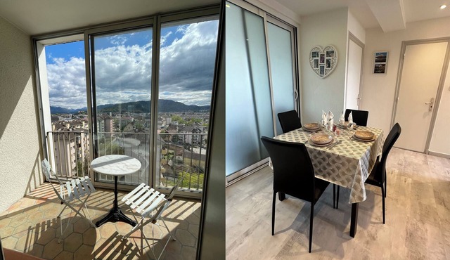 Apartment T3bis classified *, free parking, Annecy Center