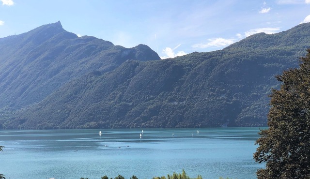 Apartment T4 Christina, panoramic view of the lake, near the city center, fully equipped.