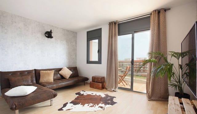 Apartment 'Terraced Beach' with Private Terrace, Wi-Fi and Air Conditioning