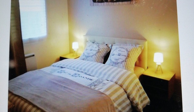 Apartment with garden 50 m from the landing beaches