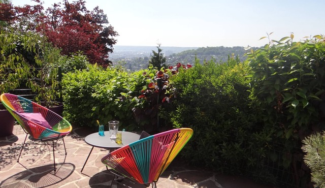 Apartment with 2 terraces panoramic view of Rouen