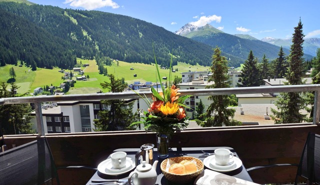 Apartment with a fantastic mountain view, qiet, sunny, central