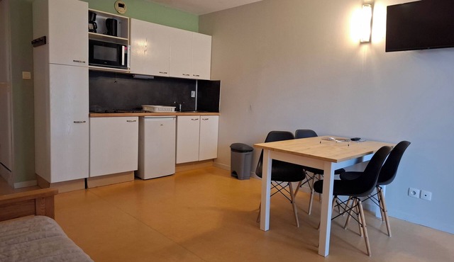 Apartment with balcony and garden access by the river next to Clisson