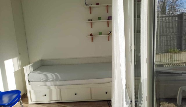 Apartment with garden 5 minutes from the LAC and CASINO D'ENGHAIN-LES-BAINS