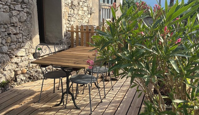 Apartment with terrace for 2 people Le nid du phénix 38 in the countryside