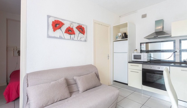 Apartment with Garden and Terrace in Lourdes, Sleeps 2, Quiet and Well-Equipped