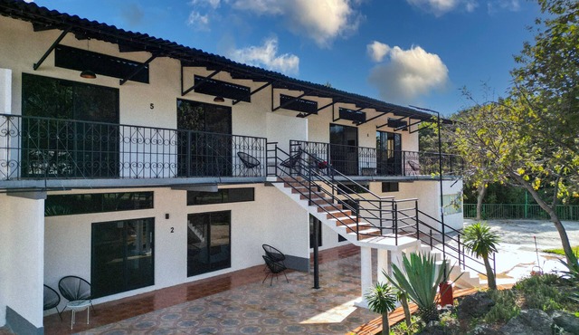Apartment with Heated Pool with Solar Panels in Tepoztlán