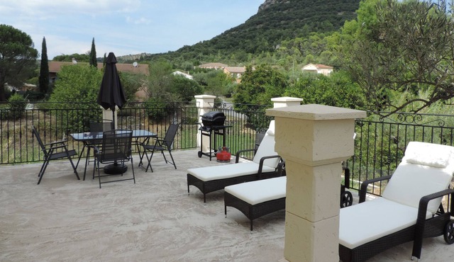 apartment with lovely views over a medieval village