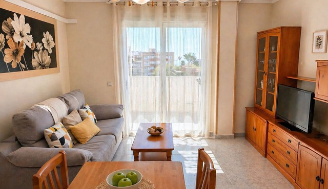 Apartment with sea view, air conditioning, WIFI and 150m of beach