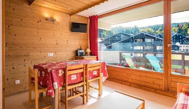 Apartment with ski slope view, sleeps 6, balcony