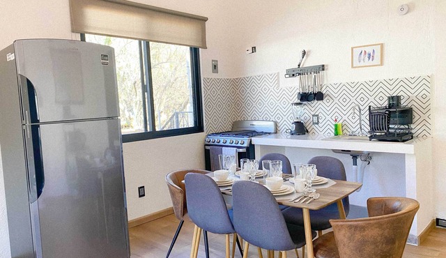 Apartment with View of the Tepoztlán Mountains