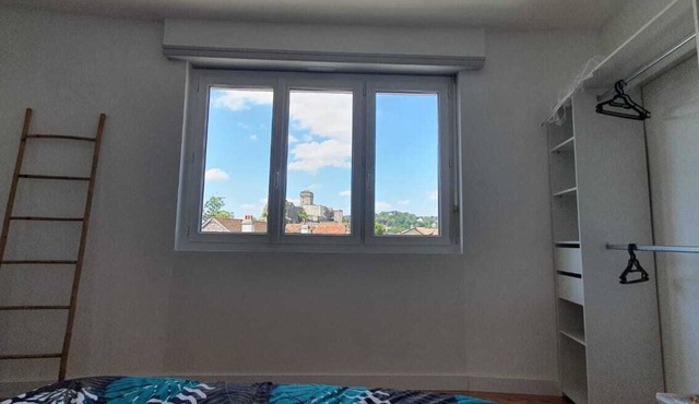 Apartment with view of Château fort de Lourdes