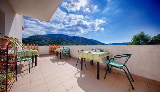 Apartments Bruna Lastovo-Superior One Bedroom Apartment with Balcony and Sea View-Zeleni