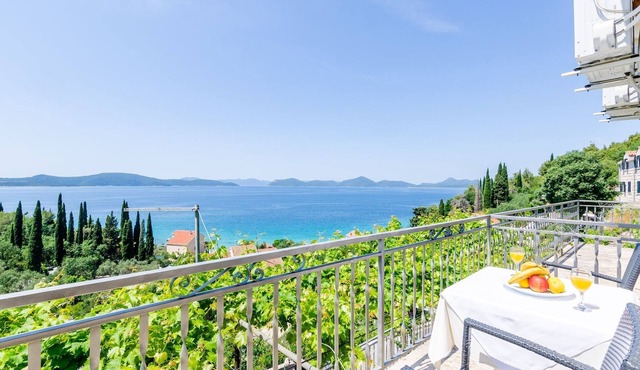 Apartments Cypress Sea Cove - Premium Studio Apartment with Balcony and Sea View (A2)