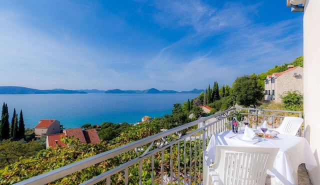 Apartments Cypress Sea Cove - Comfort Studio Apartment with Balcony and Sea View (A1)