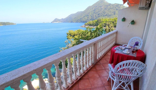 Apartments Filipović - One-Bedroom Apartment with Balcony and Sea View (A1)