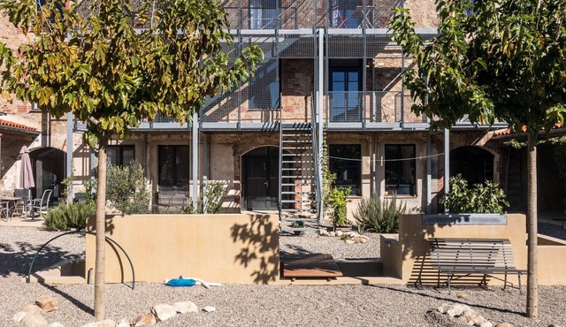 Apartments in a former cork factory, near the Spanish border and the Mediterranean Sea