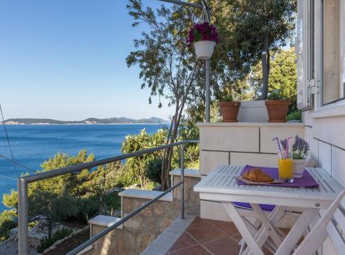 Apartments Lovro - Duplex One Bedroom Apartment with Terrace and Partial Sea View 1