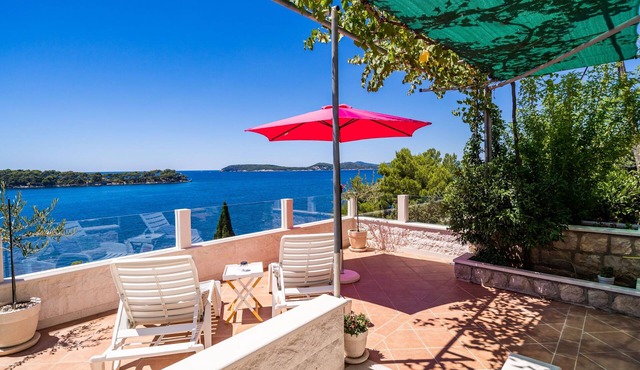 Apartments Lovro - One Bedroom Apartment with Terrace and Sea View (2)