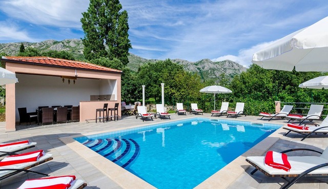 Apartments Mali Paradiso - Comfort Studio Apartment with Balcony and Pool View(A2)