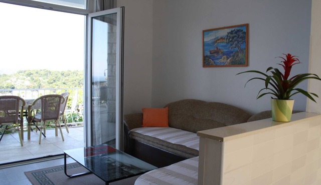 Apartments Matea - Two-Bedroom Apartment with Sea View and Balcony - (Štikovica)