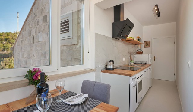 Apartments Micika - Studio Apartment with Loggia and Sea View (A3)