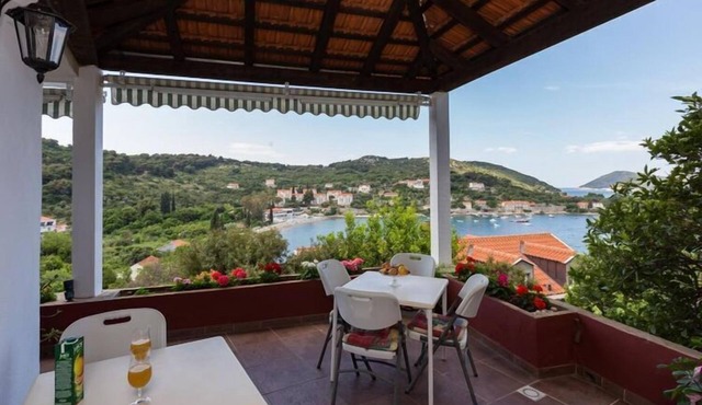 Apartments Miskovic - Duplex One Bedroom Apartment with Balcony and Sea View (West)