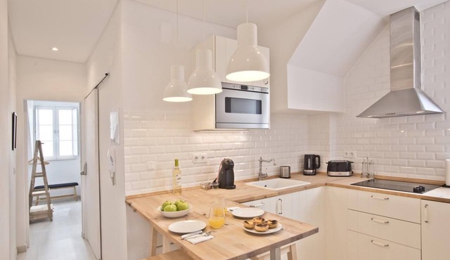 Apartments overlooking the Bica River