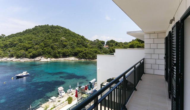 Apartments Posta - Deluxe One-Bedroom Apartment with Balcony and Sea View - Apartman 8