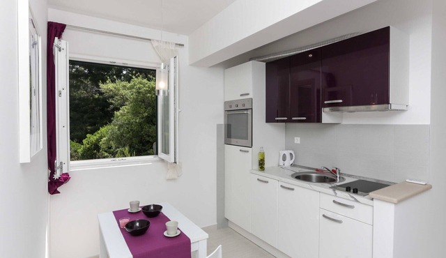 Apartments Posta - One-Bedroom Apartment with Terrace and Sea View - Apartman 5