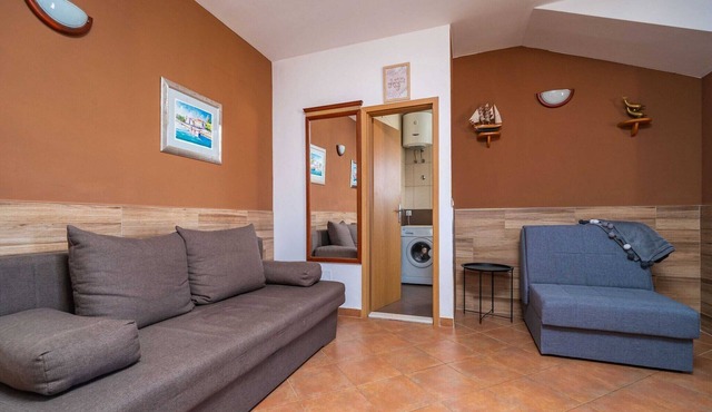 Apartments Senjo - One Bedroom Apartment with Balcony with Sea View (Apartman 1)