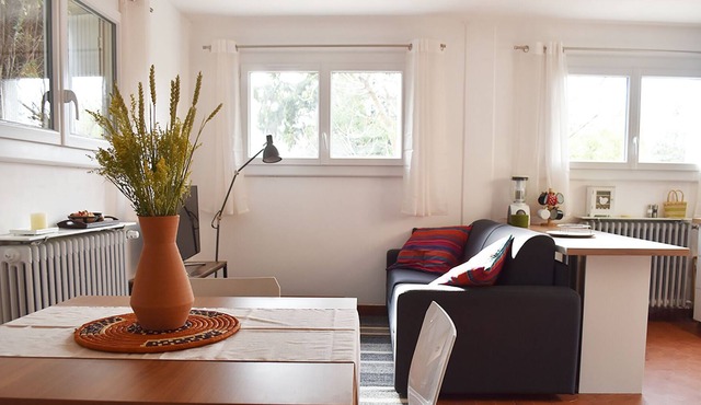 App. 4 people completely renovated - Swimming pool and landscaped garden