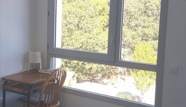 Apparently T3 or 2 bedrooms and a living room